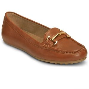 Aerosoles Day Drive Loafer in cognac size 7.5 worn once